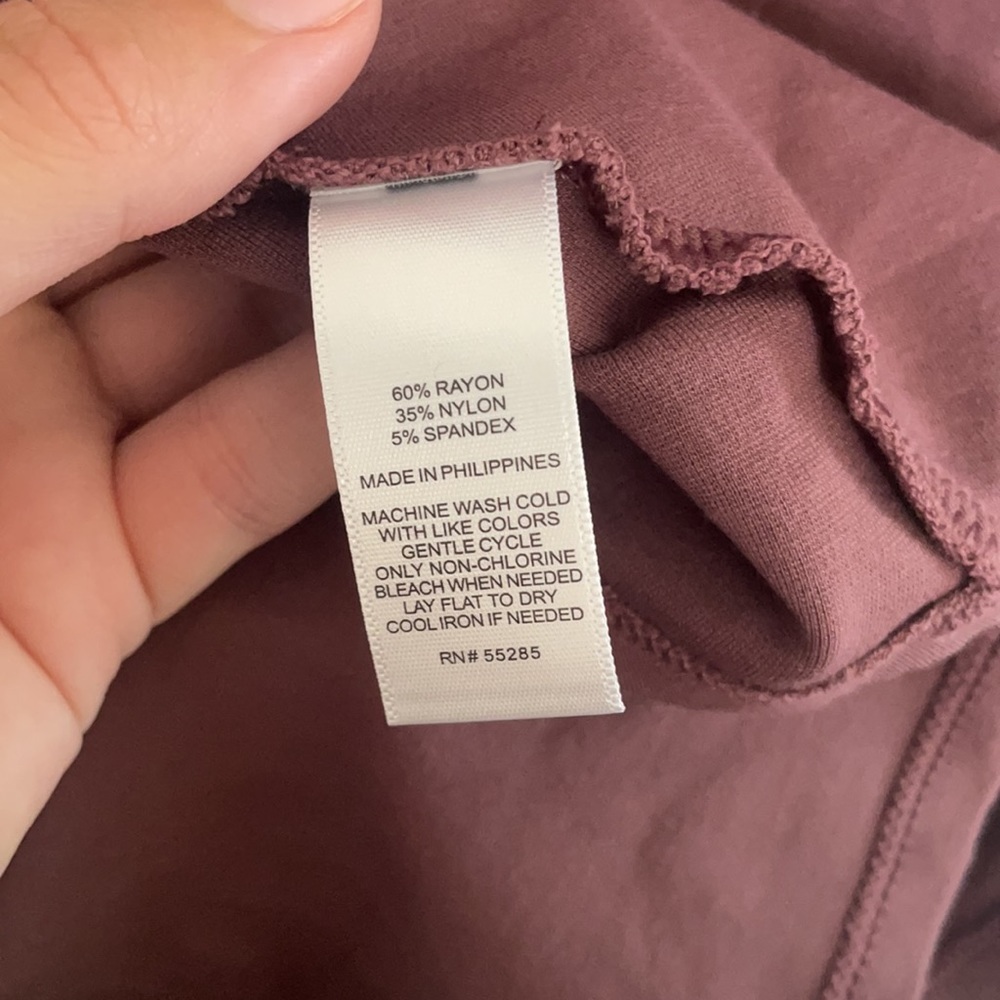 Large Purple Blouse with Knot by Express - Picture 8 of 8